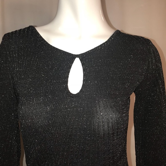 SALMOPH LINE Glitter Embellish Sweater Dress - Picture 4 of 5